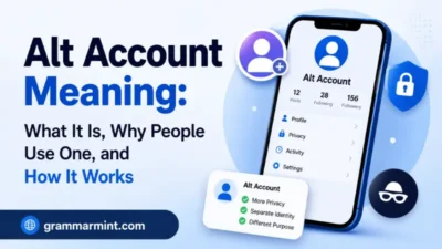 Alt Account Meaning: What It Is, Why People Use One, and How It Works