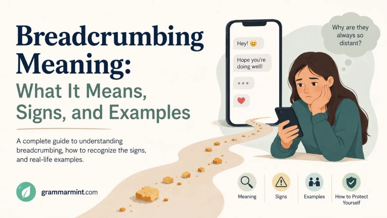 Breadcrumbing Meaning: What It Means, Signs, and Examples