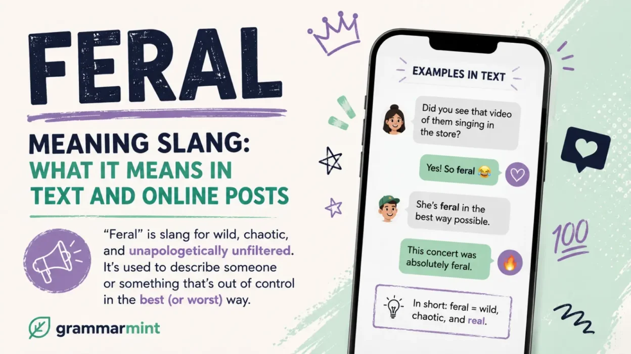 Feral Meaning Slang: What It Means in Text and Online Posts