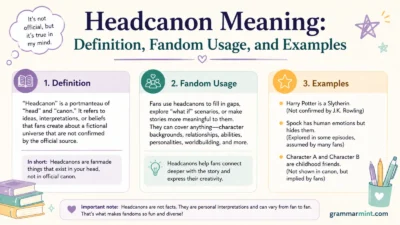 Headcanon Meaning: Definition, Fandom Usage, and Examples