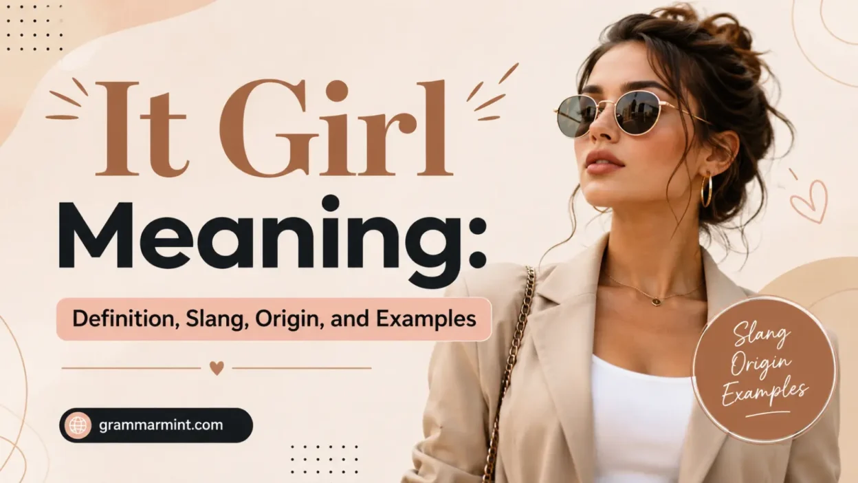 It Girl Meaning: Definition, Slang, Origin, and Examples