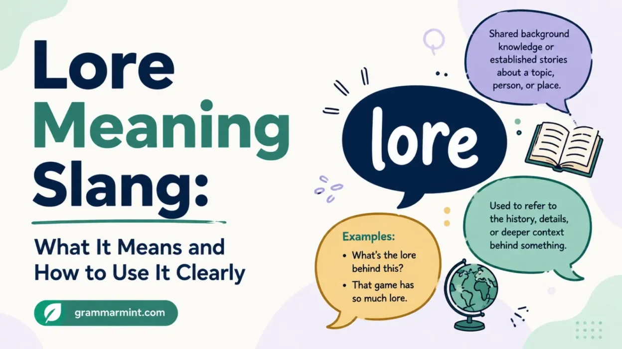 Lore Meaning Slang: What It Means and How to Use It Clearly