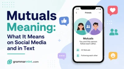 Mutuals Meaning: What It Means on Social Media and in Text