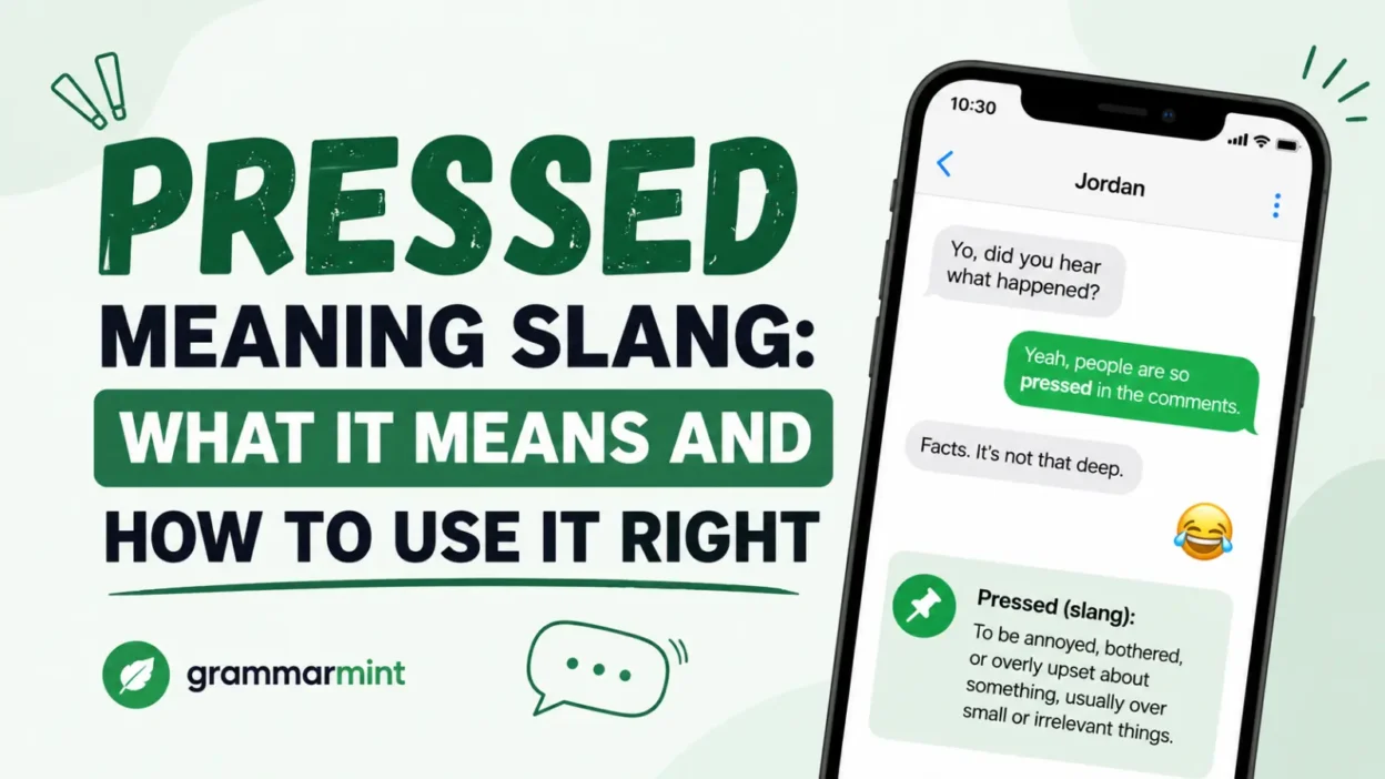 Pressed Meaning Slang: What It Means and How to Use It Right