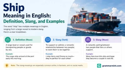 Ship Meaning in English: Definition, Slang, and Examples