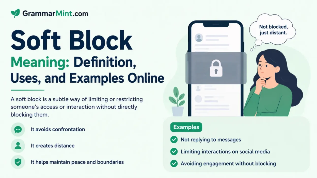 Soft Block Meaning: Definition, Uses, and Examples Online