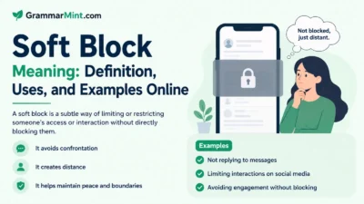 Soft Block Meaning: Definition, Uses, and Examples Online