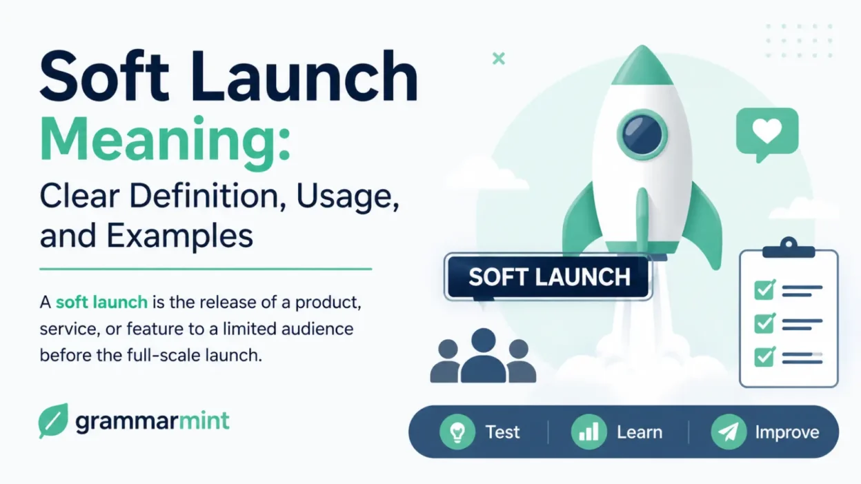 Soft Launch Meaning: Clear Definition, Usage, and Examples