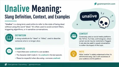 Unalive Meaning: Slang Definition, Context, and Examples