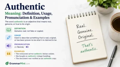 Authentic Meaning: Definition, Usage, Pronunciation & Examples